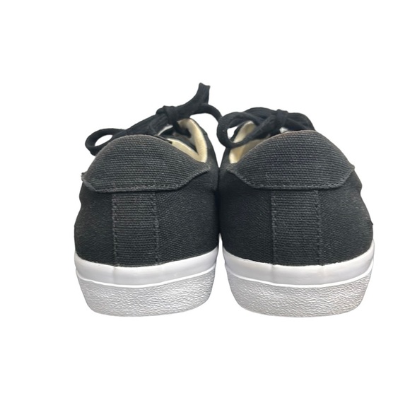 Madewell‎ | Sidewalk Low-Top Sneakers Black Canvas W:9 M:7.5 - Picture 3 of 11